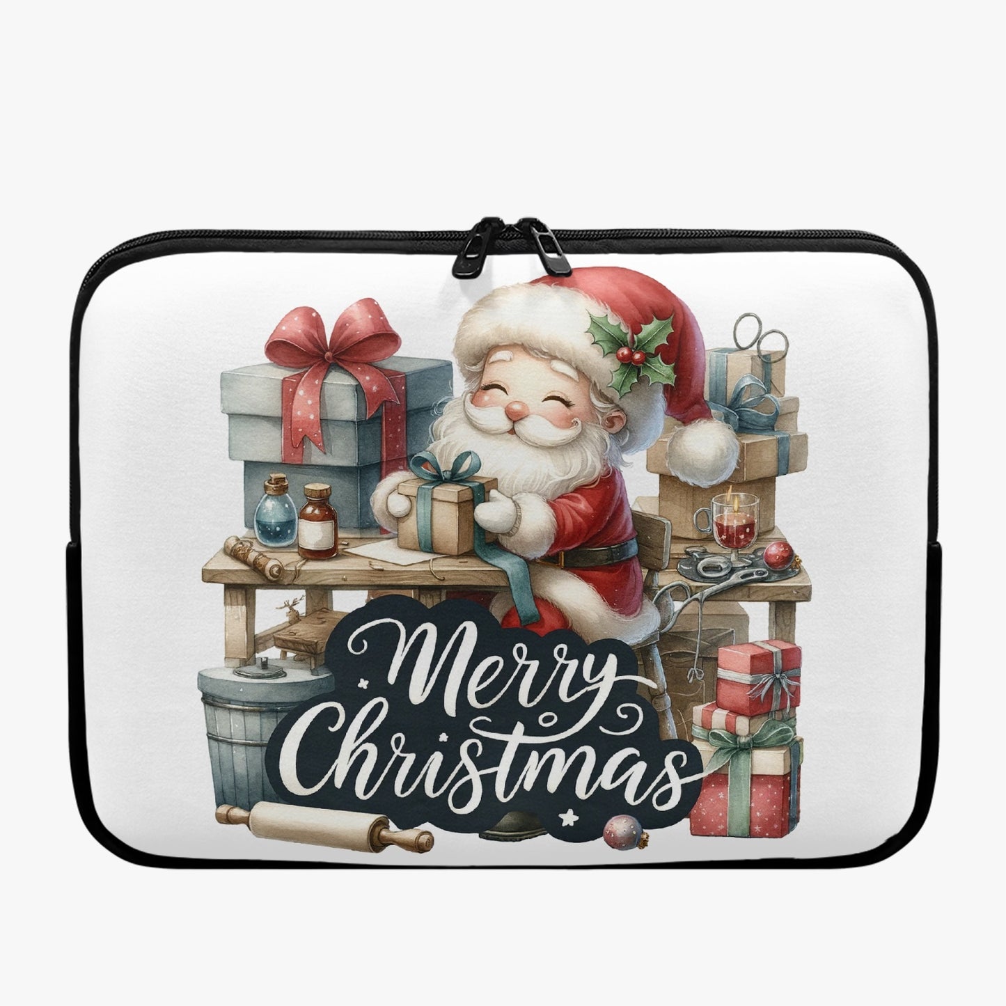 Laptop Sleeve - without handles - Christmas, Santa