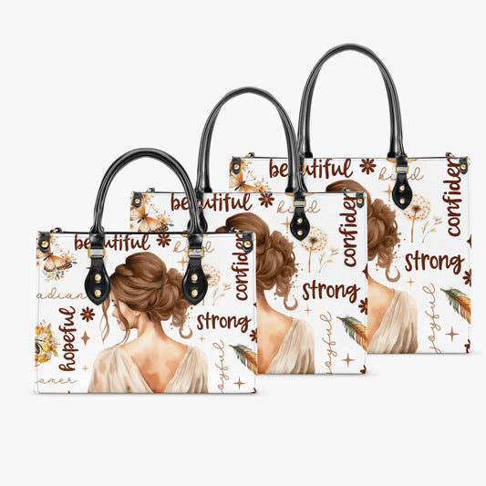 Women's Tote Bag - Affirmations - Brunette Hair