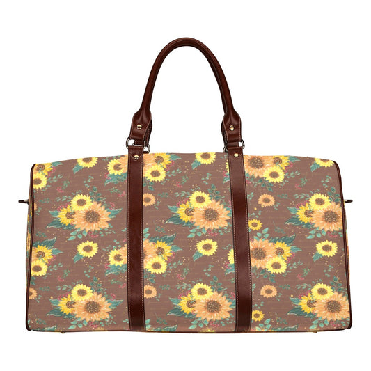 Sunflowers Waterproof Travel Bag/Small (Model 1639)