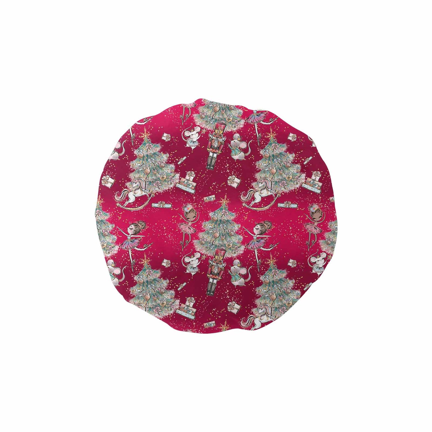 Red Christmas  Shower Cap