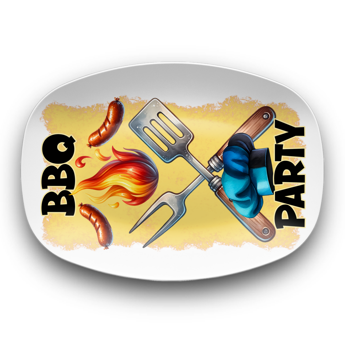 BBQ Party 10"x14" Platter