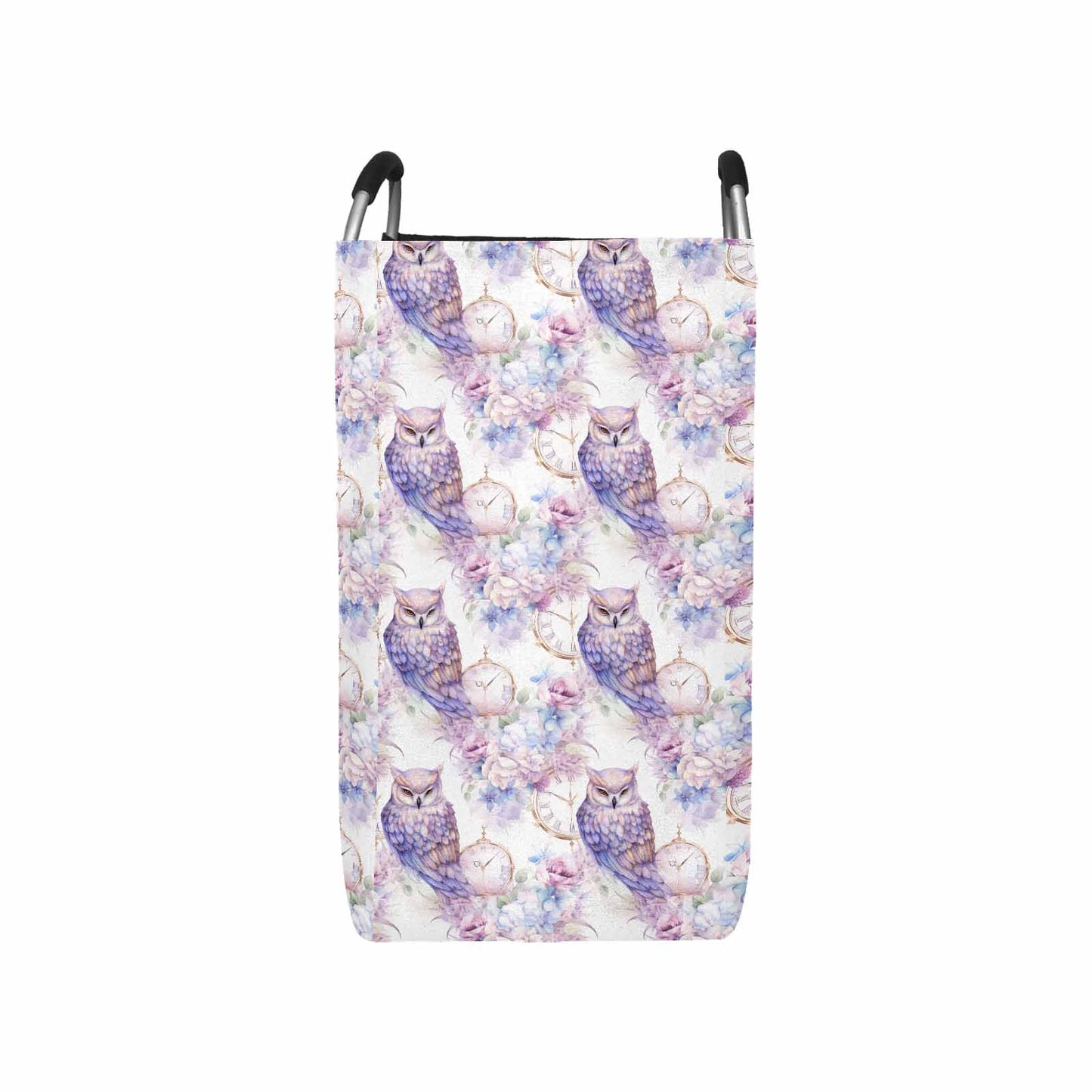 Pastel Owls  Square Laundry Basket