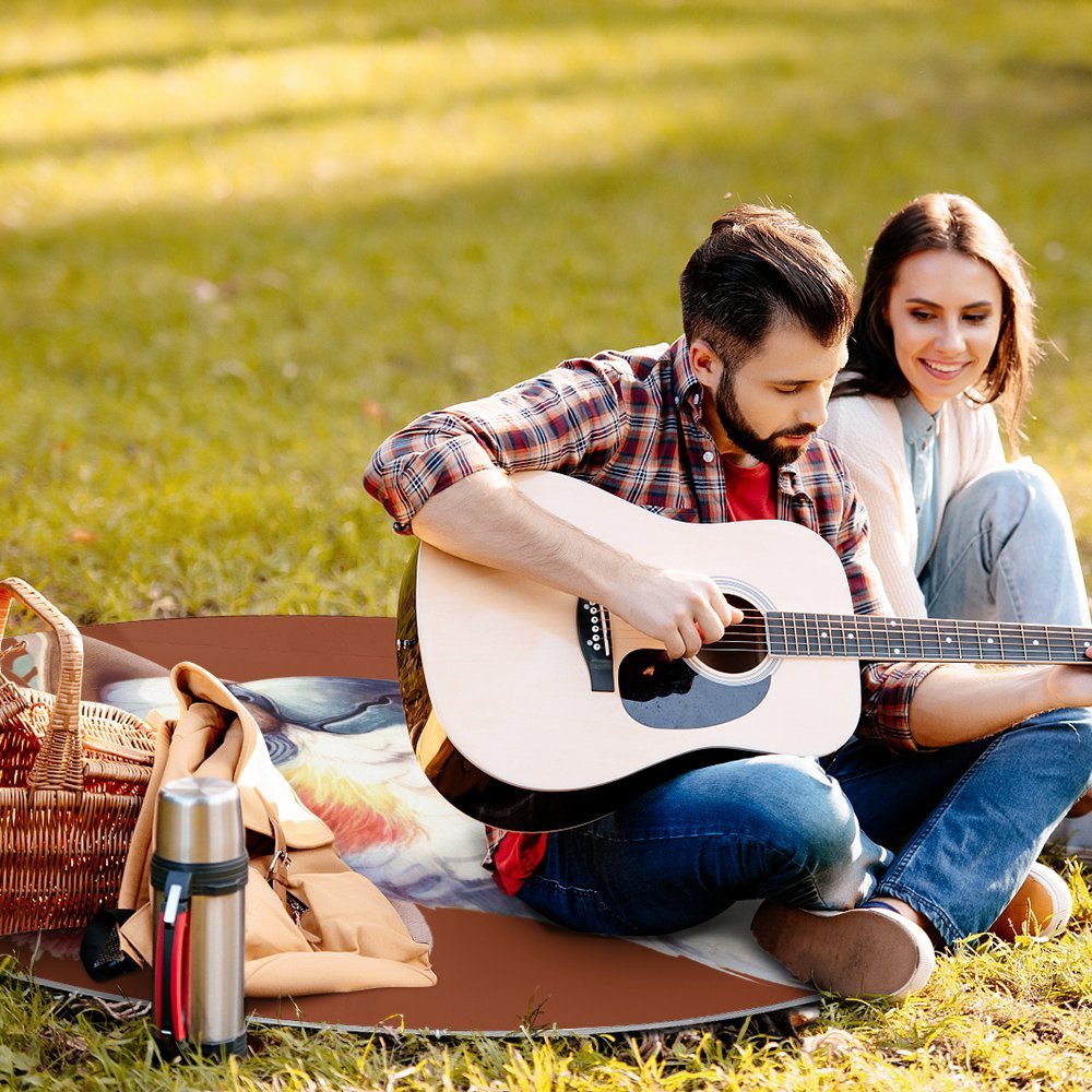 Round Picnic Mat Round outdoor picnic mat