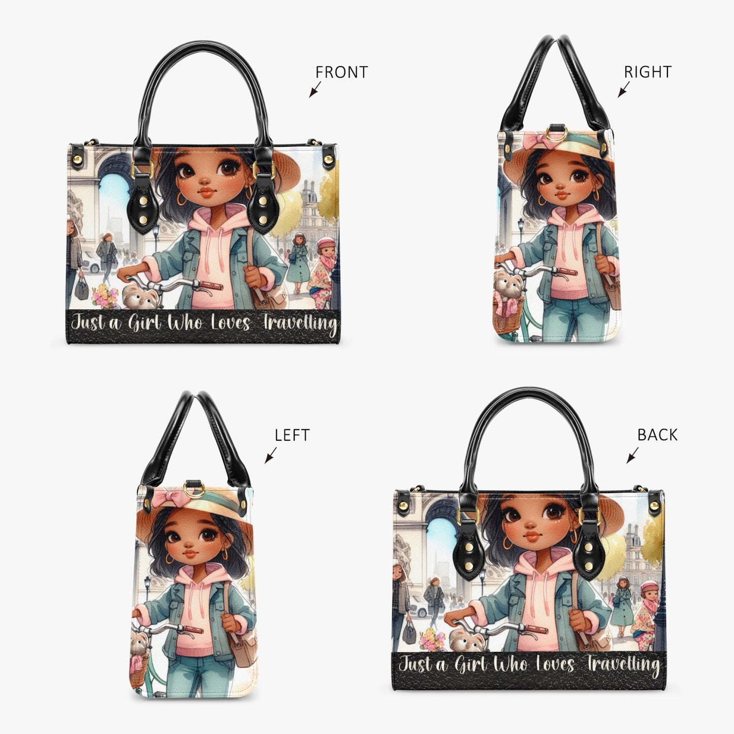 Women's Tote Bag - Just a Girl Who Loves Travelling