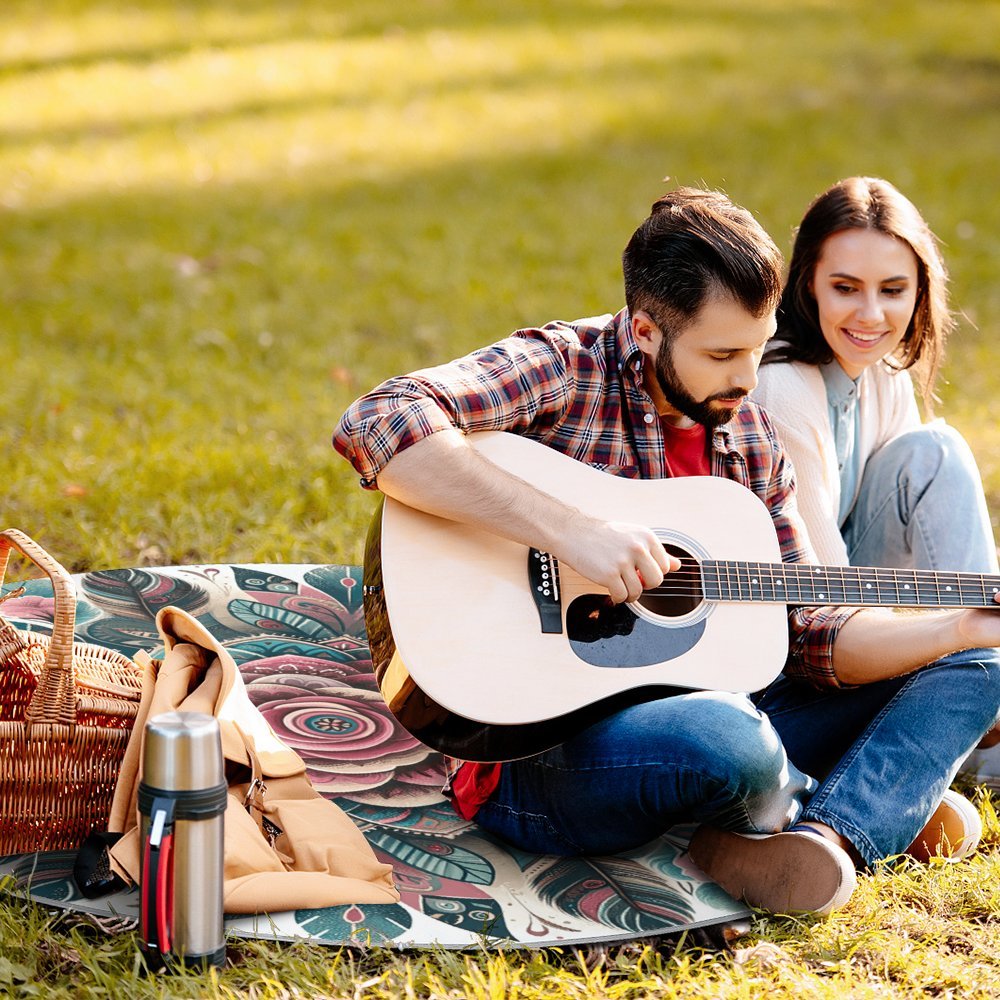 Round Picnic Mat Round outdoor picnic mat