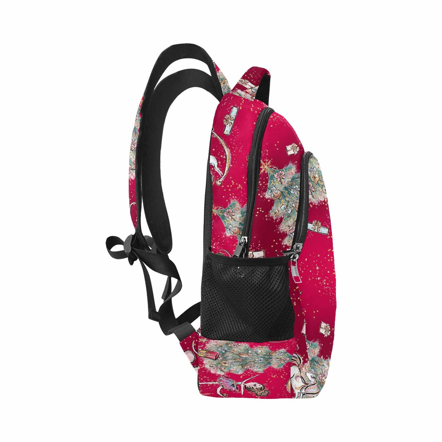 Red Christmas  Multifunction Backpack (1731)