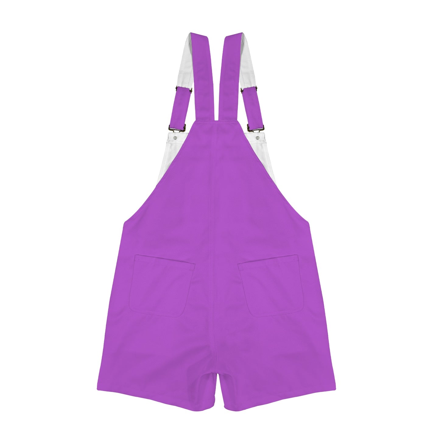 90's Vibes Amethyst Unisex Shorts Suspender Jumpsuit