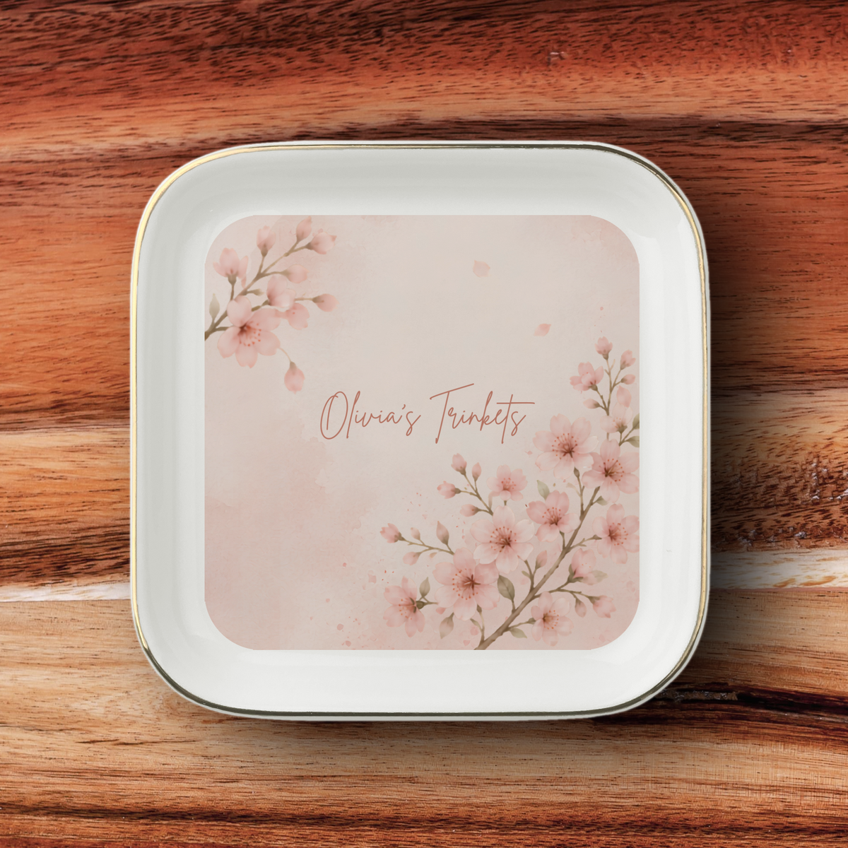 Personalised Jewelry Dish, Custom Name Ceramic Trinket Dish, Personalised Gift, Jewellery Holder, Birthday or Christmas Gift