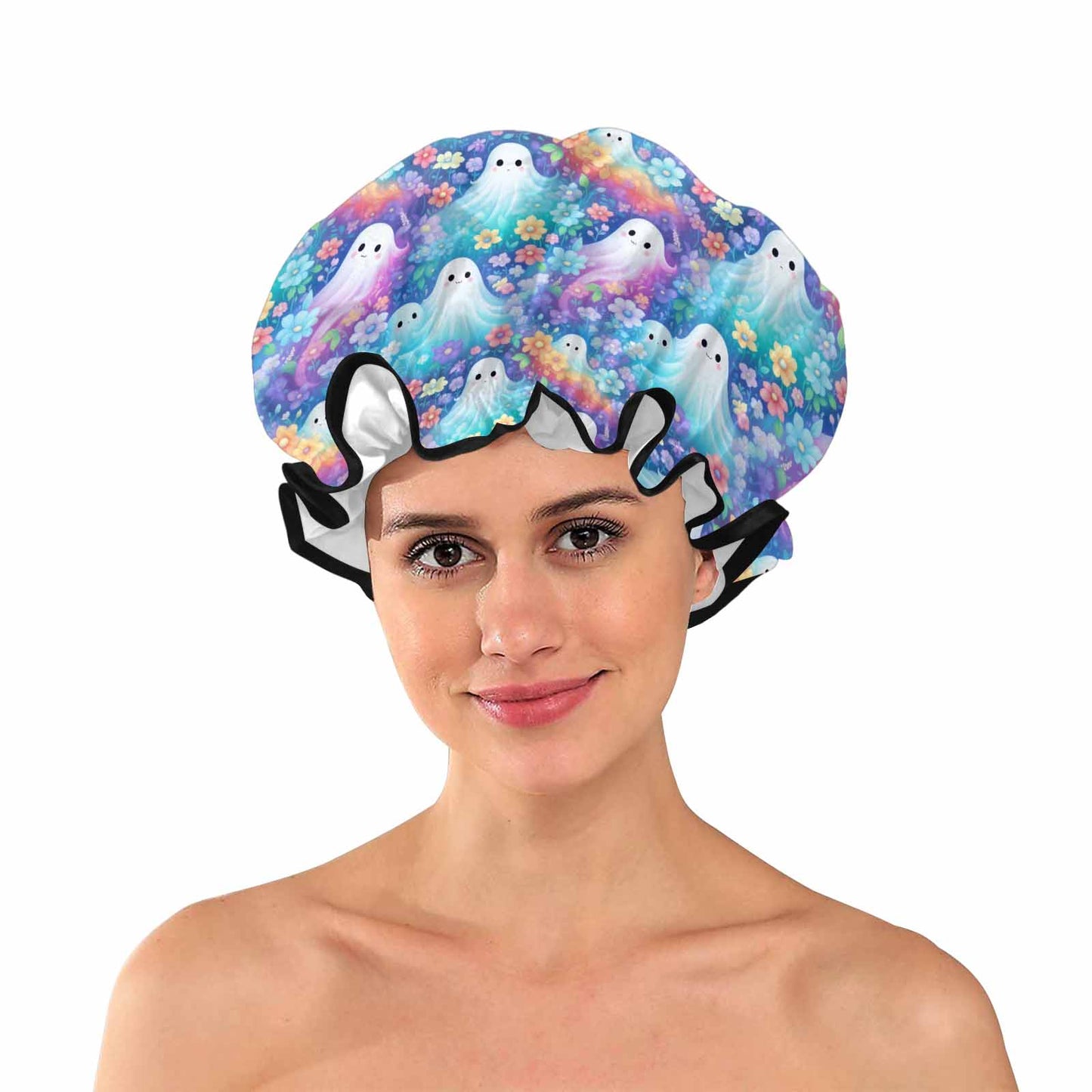 Pastel Halloween  Shower Cap