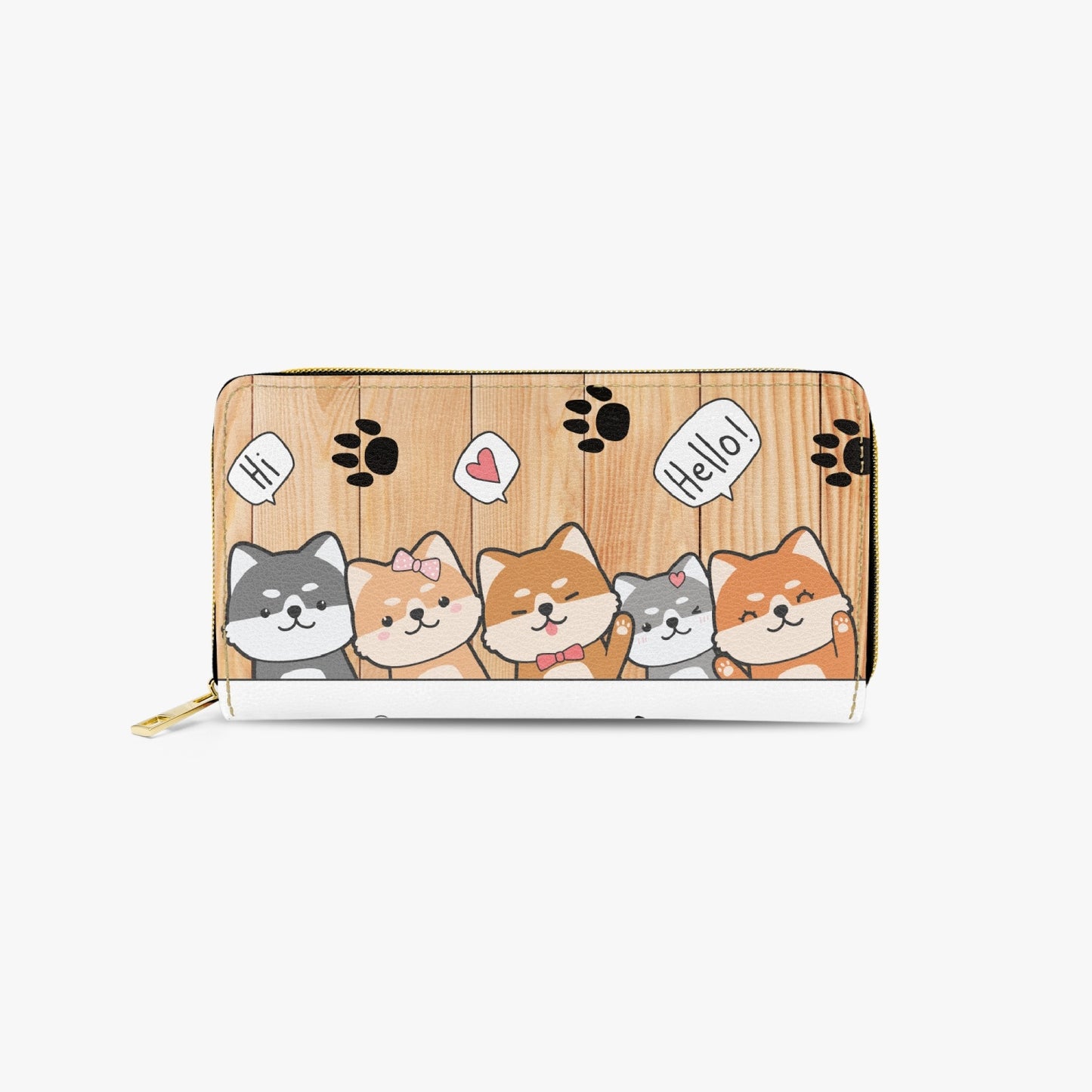 Long Type Zipper Purse, Cats, awd-614