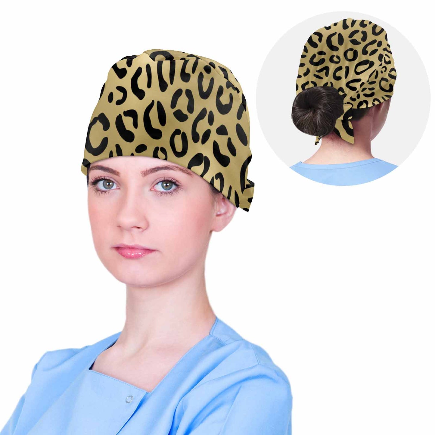 Nurse Scrub Cap Animal Print 12  Scrub Cap