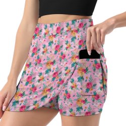 Australian Floral A-Line Skirt with Pocket Light proof trouser skirt