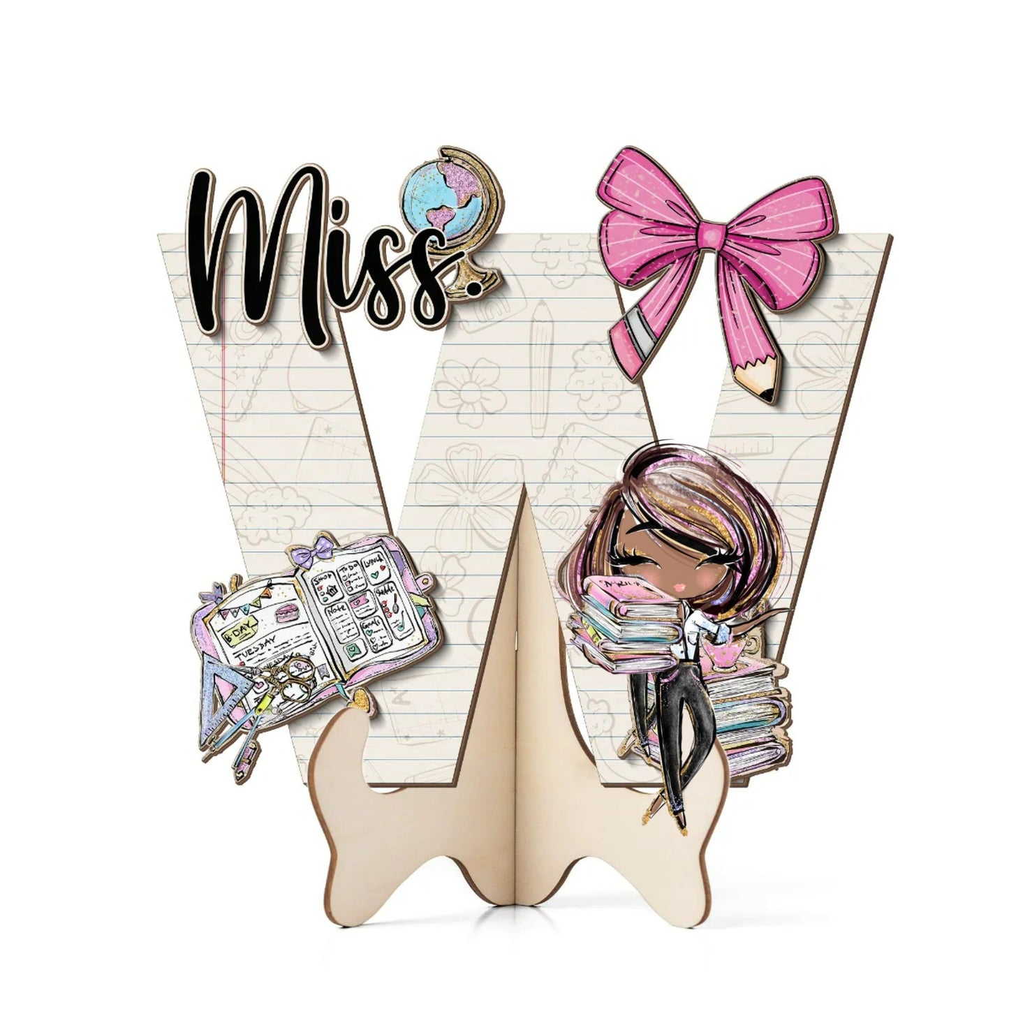 Teacher Letter Sign Letter Miss W