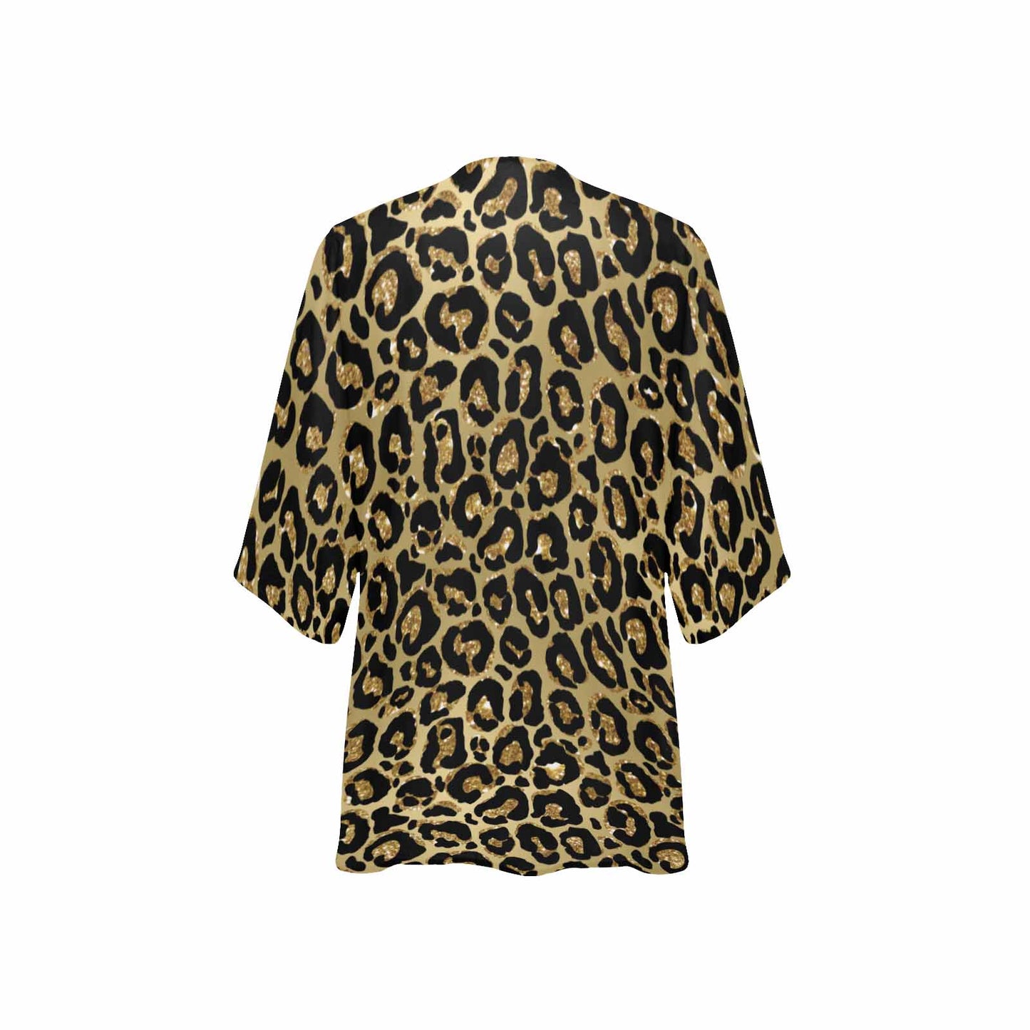 Animal print 4 Women's Kimono Chiffon Cover Up