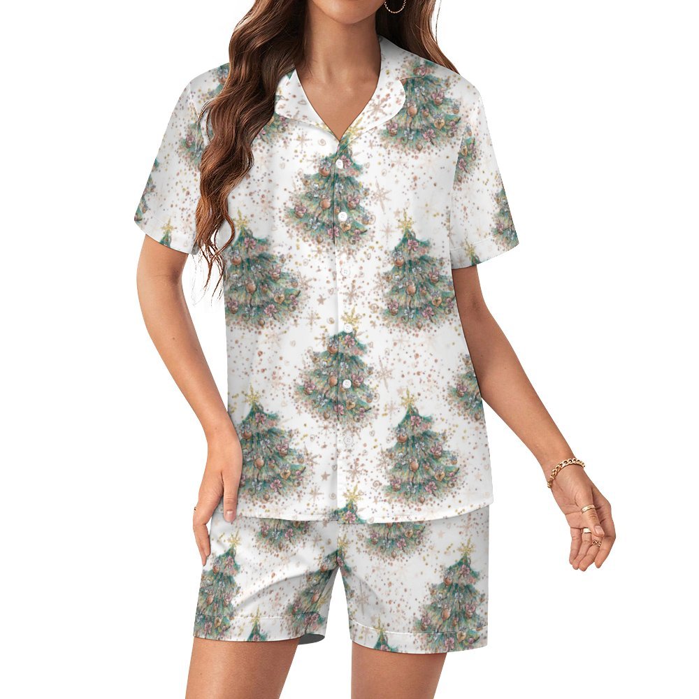 Women's Silk Satin Pajama Set Silk pajama set