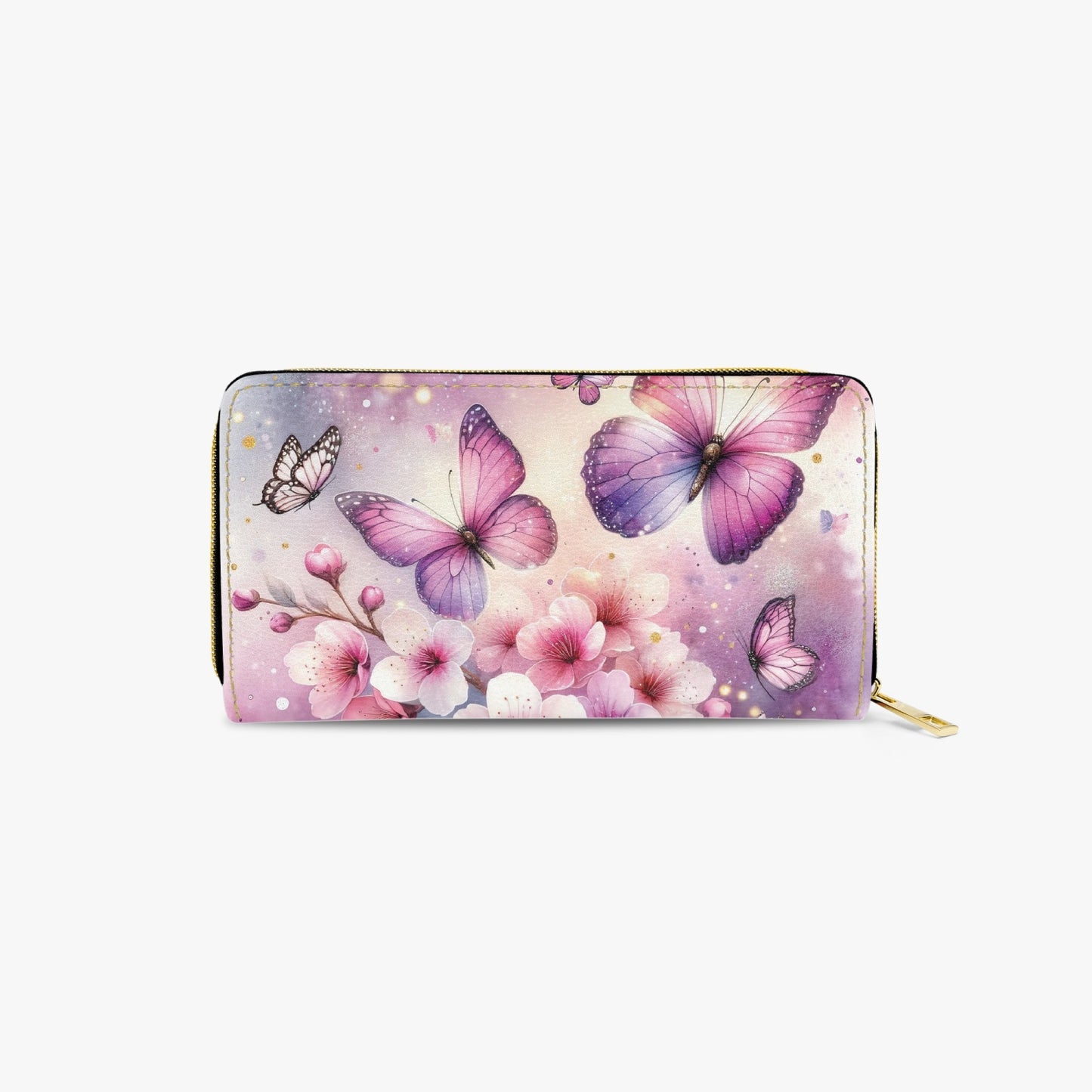 Long Type Zipper Purse - Butterfly Dreams