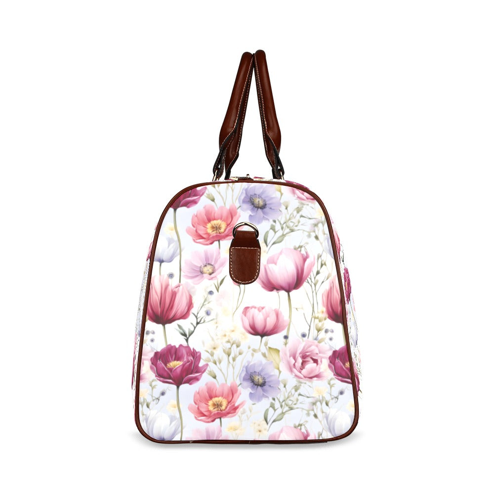 Wildflowers Waterproof Travel Bag/Small (Model 1639)