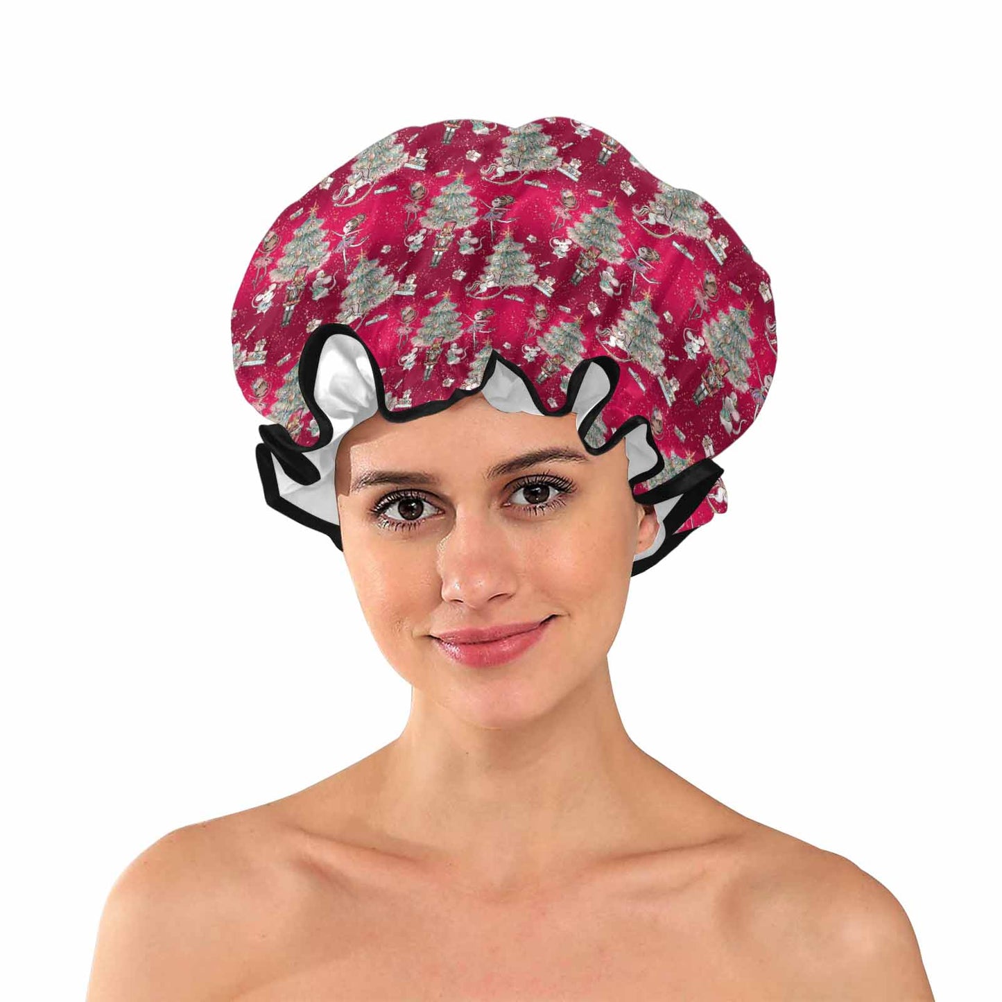 Red Christmas 50  Shower Cap