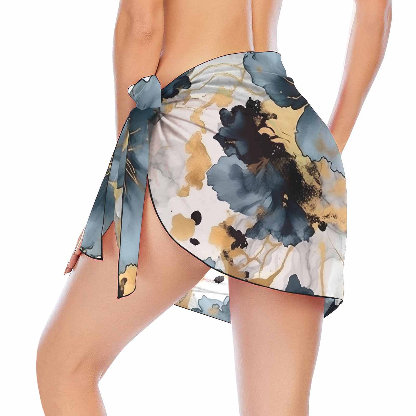 Alcohol Ink  Women's Beach Sarong Wrap