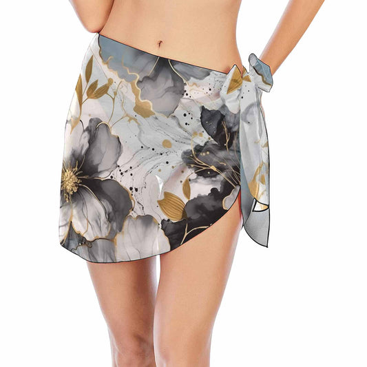 Alcohol Ink 6  Women's Beach Sarong Wrap