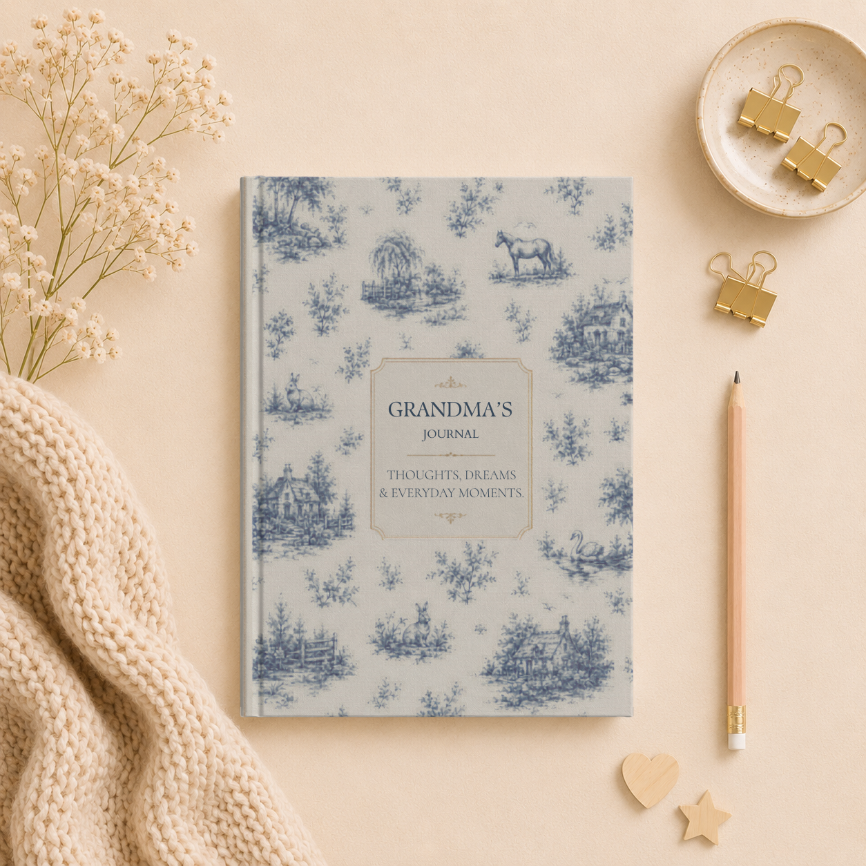 Personalized Journal, Customizable Hardcover Notebook, Vintage Style Diary with Lined Pages, Elegant Gift, Thoughtful Keepsake