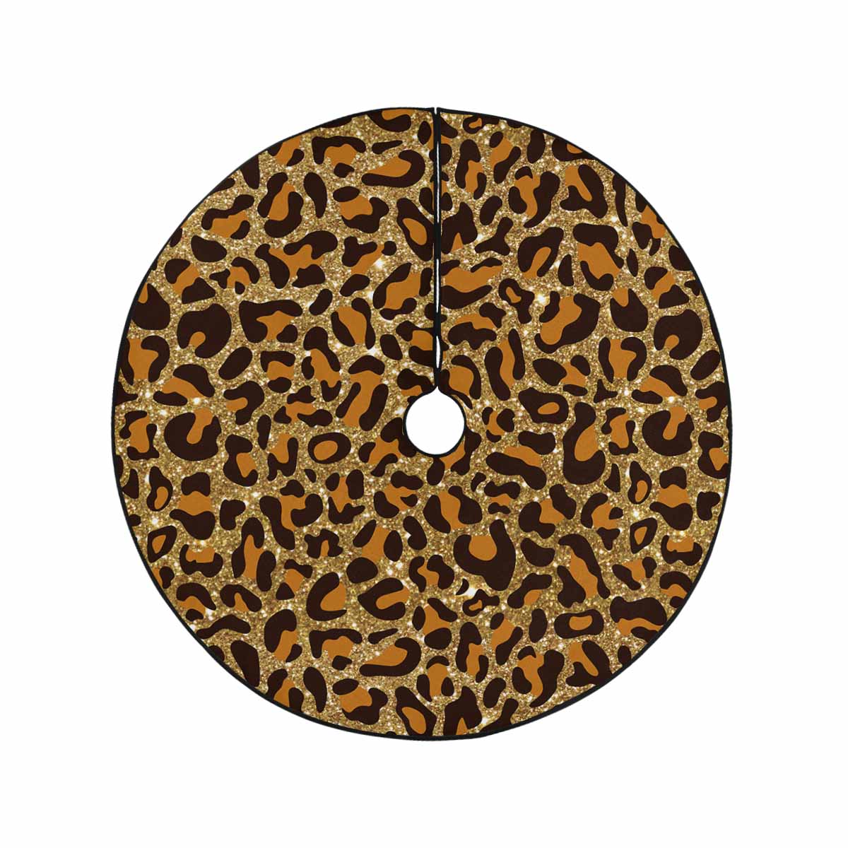 Animal print 5  Christmas Tree Skirt