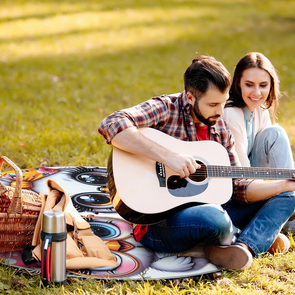 Round Picnic Mat Round outdoor picnic mat