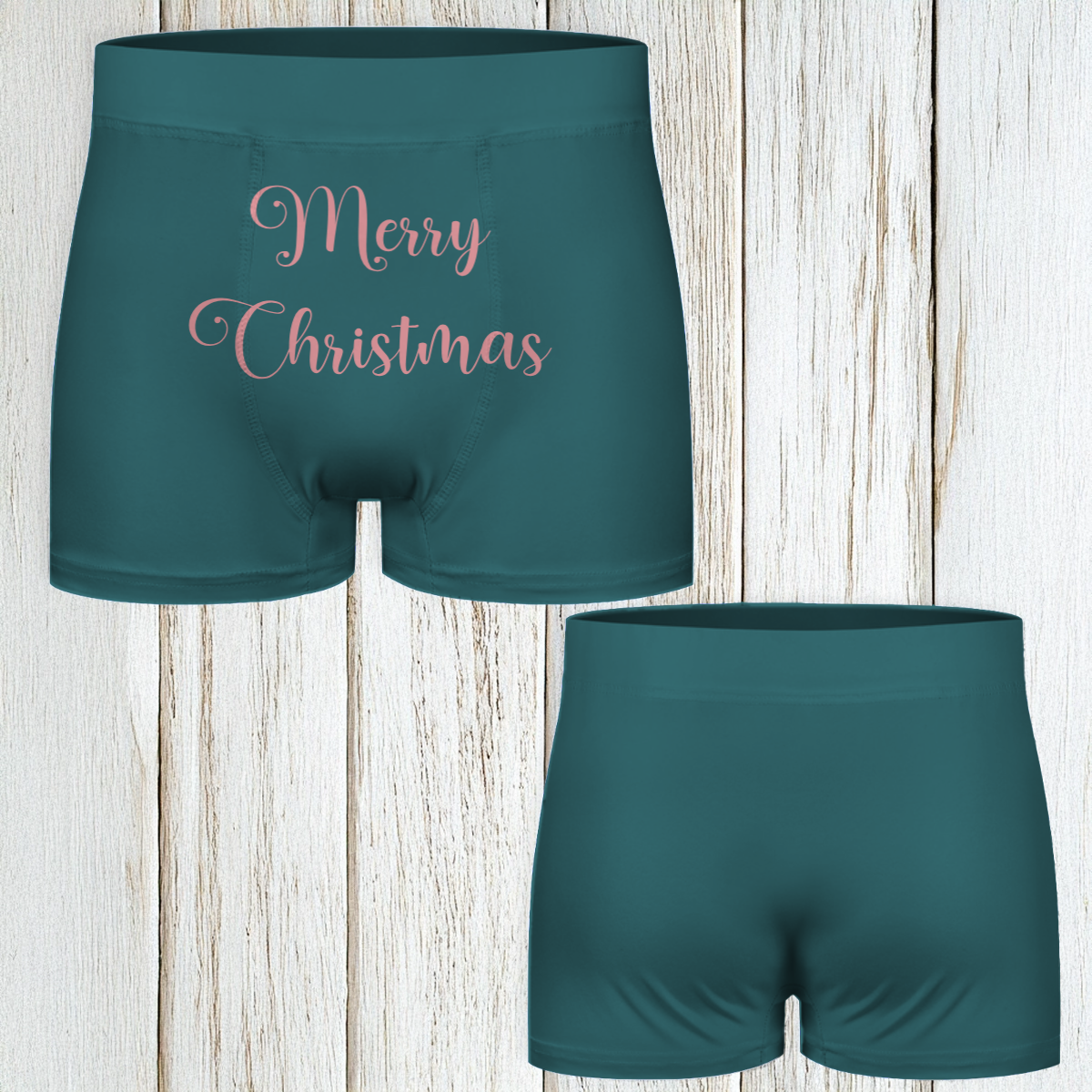 Men's Personalised Solid Colour Boxer Shorts (D7266859)