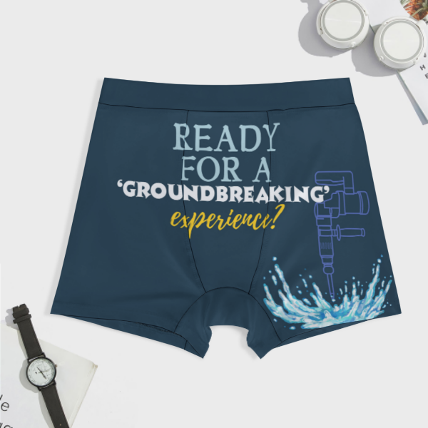 Personalised Men's Funny Quote Drill Boxer Shorts (D7266859)