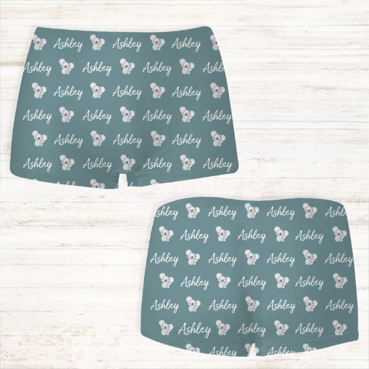 Women's Personalised Boxer Shorts