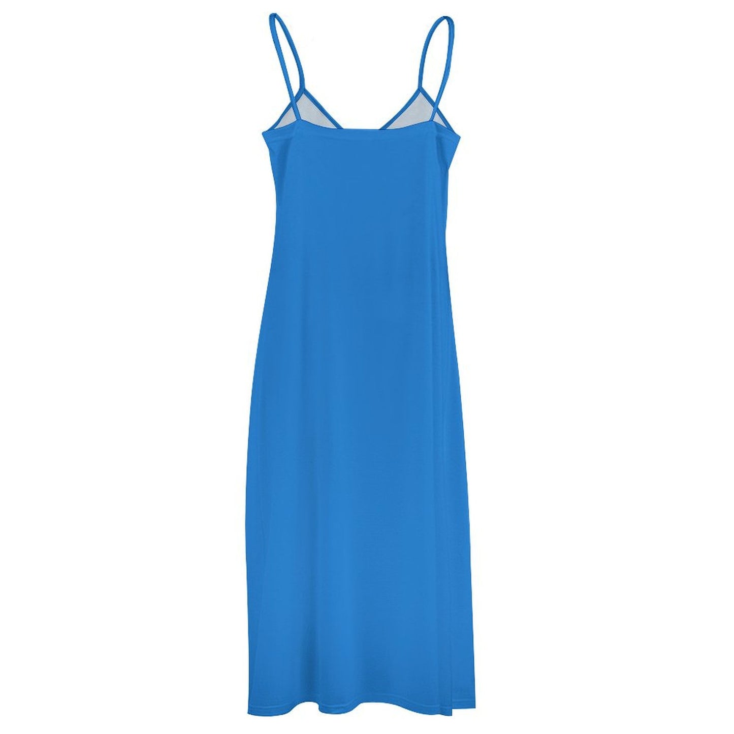 Spaghetti Strap Ankle-Length Dress Long dress Curious Blue