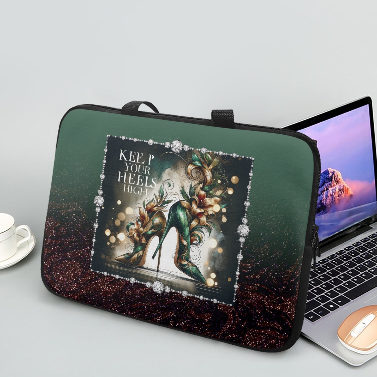 Laptop Sleeve with handles - Heels