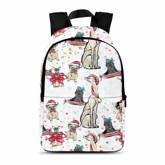 Dog Christmas  Adult Casual Backpack