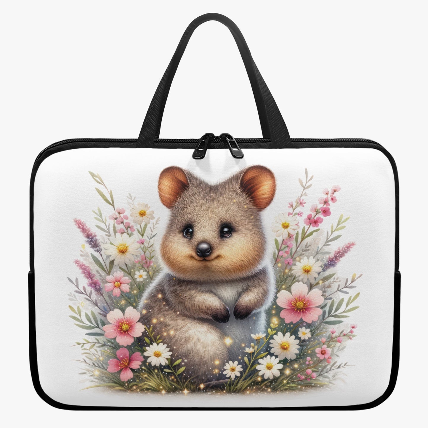 Laptop Sleeve with Handles - Australian Animals - Quokka