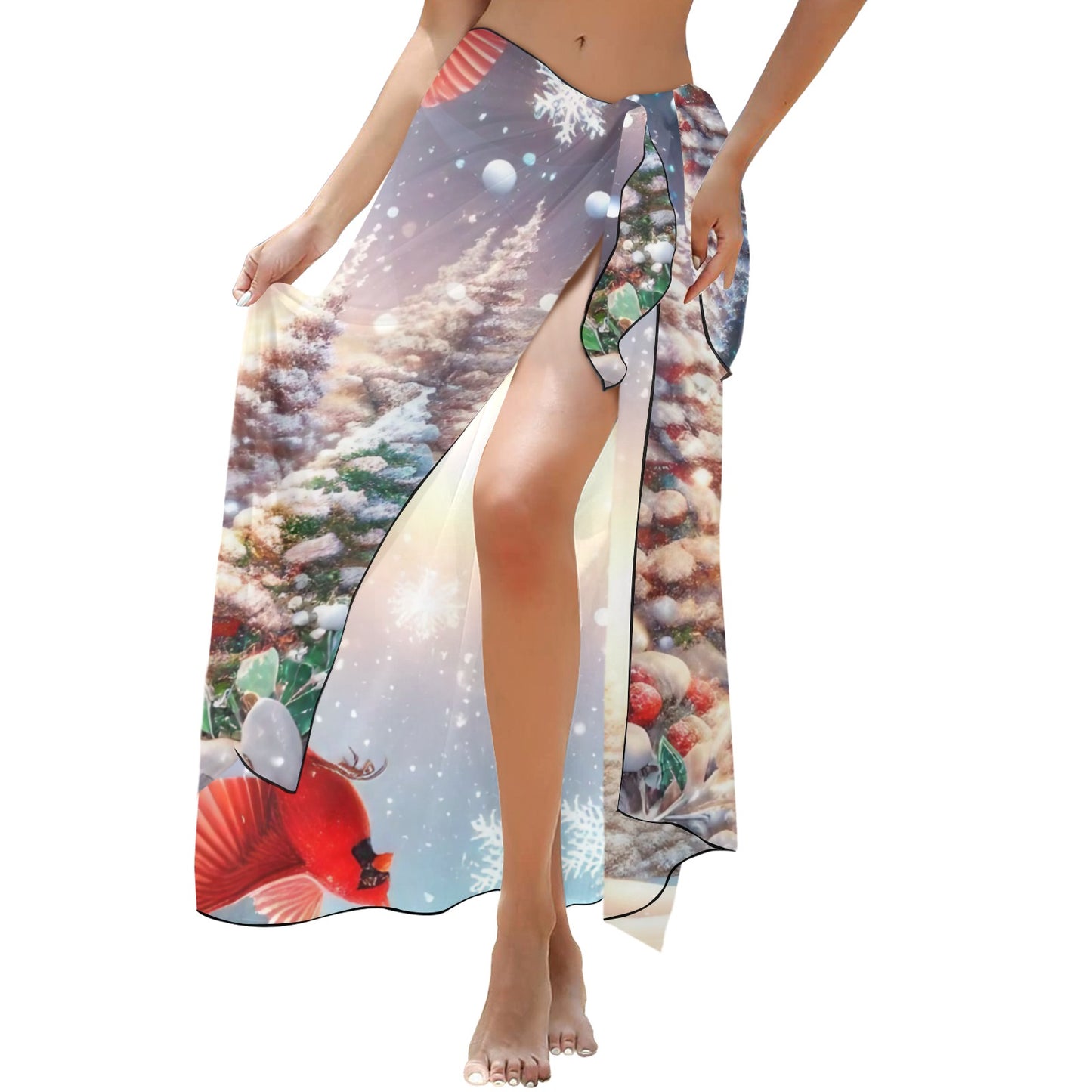 Cardinals7 Long Beach Sarong Wrap