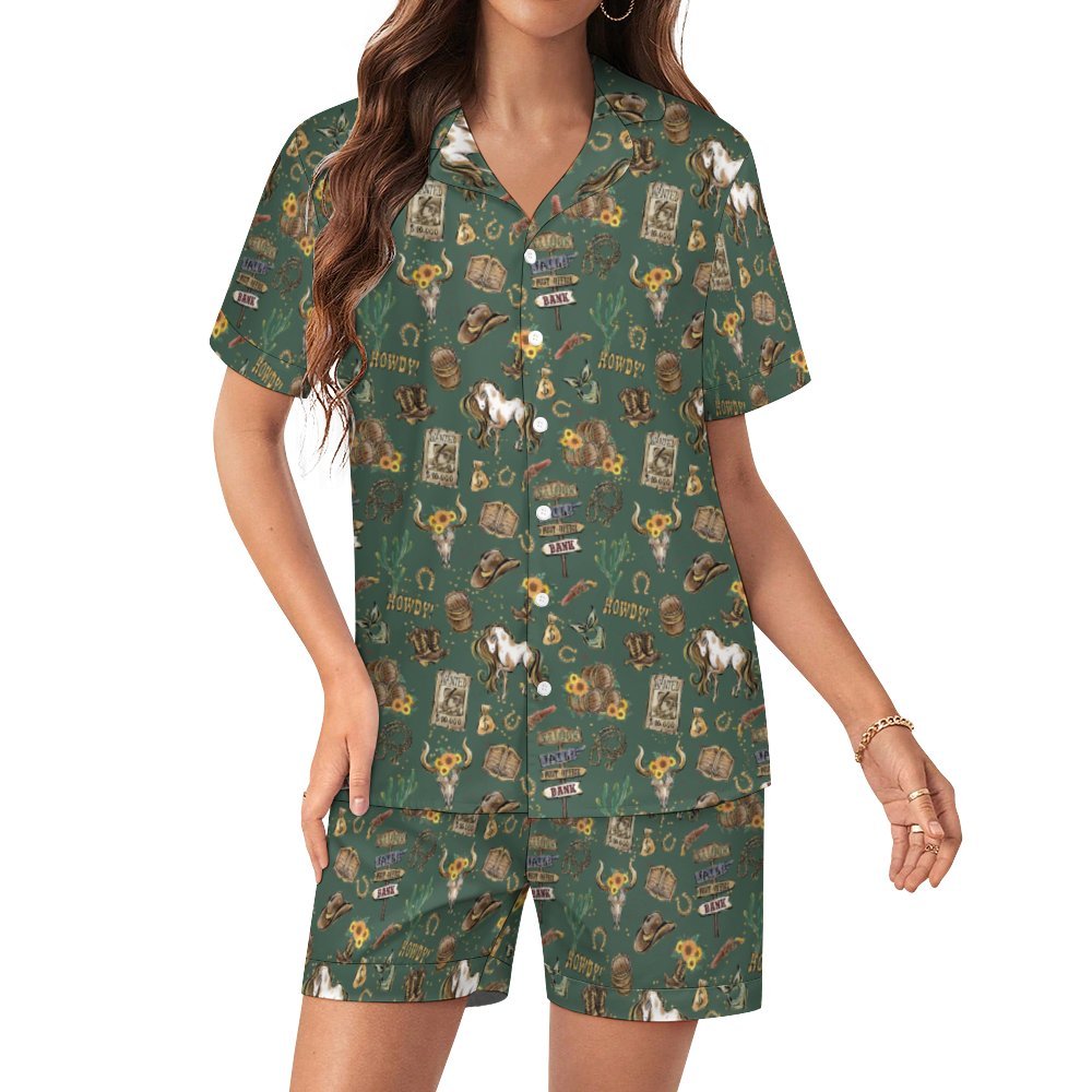 Women's Silk Satin Pajama Set Silk pajama set