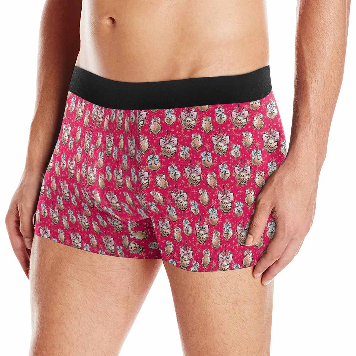 Christmas Baubles 50  AUS Men's Boxer Briefs (Made In AUS)