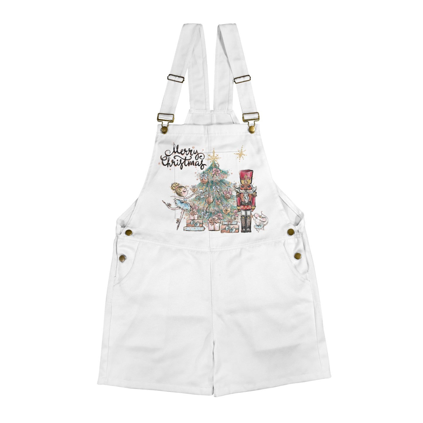 Nutcracker fairy Unisex Shorts Suspender Jumpsuit