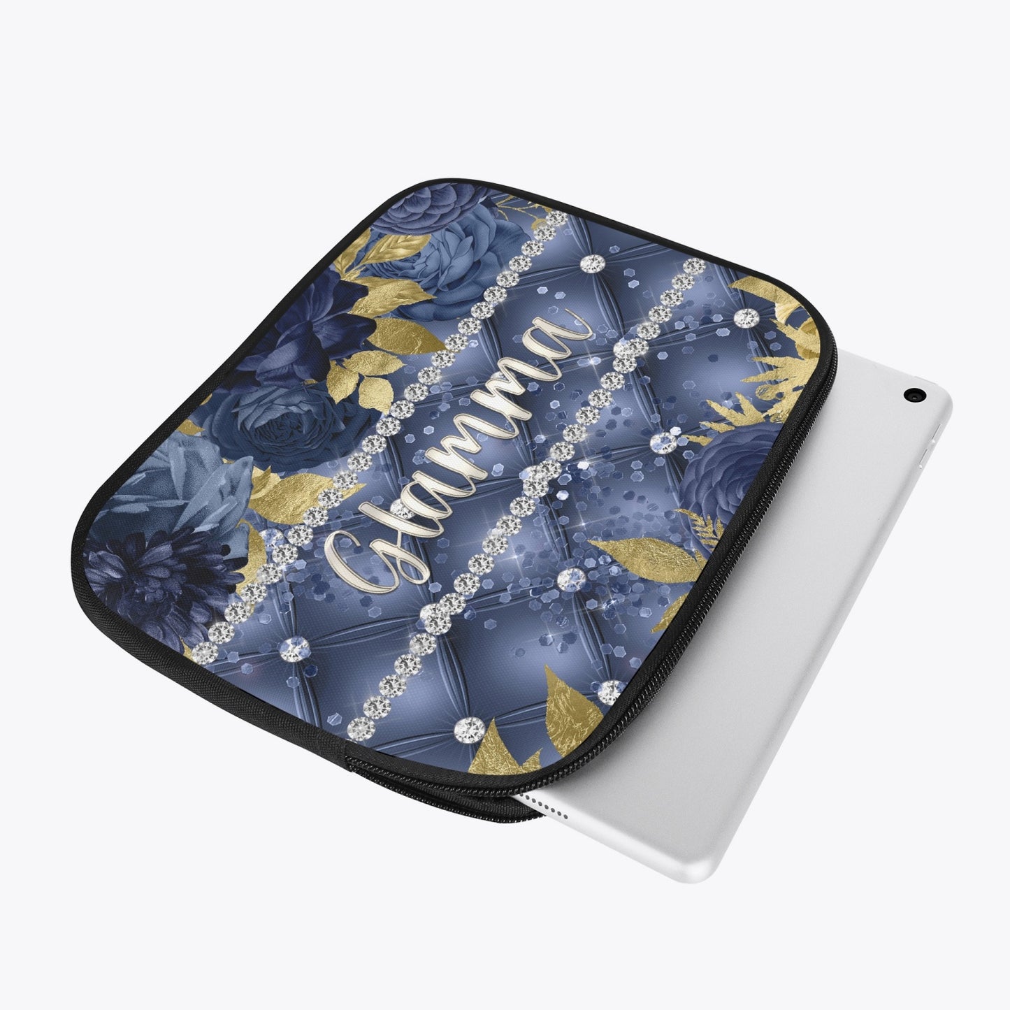 Tablet Sleeve - Navy Floral - Glamma