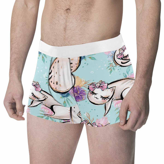 Blue Cats  Men's All Over Print Boxer Briefs (Made In AUS)