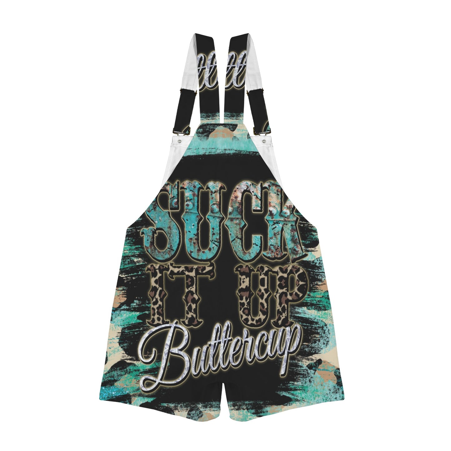 Suck it up Buttercup awd40 Unisex Shorts Suspender Jumpsuit