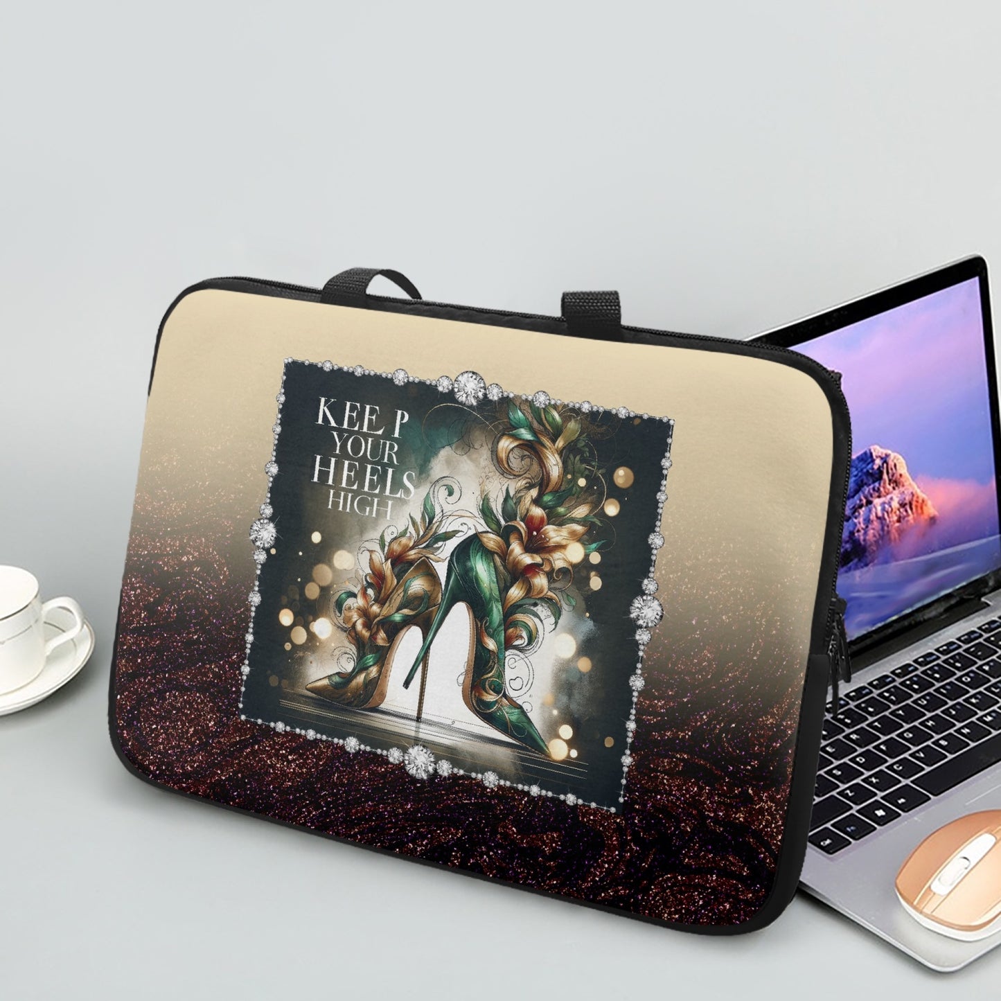 Laptop Sleeve with handles - Heels