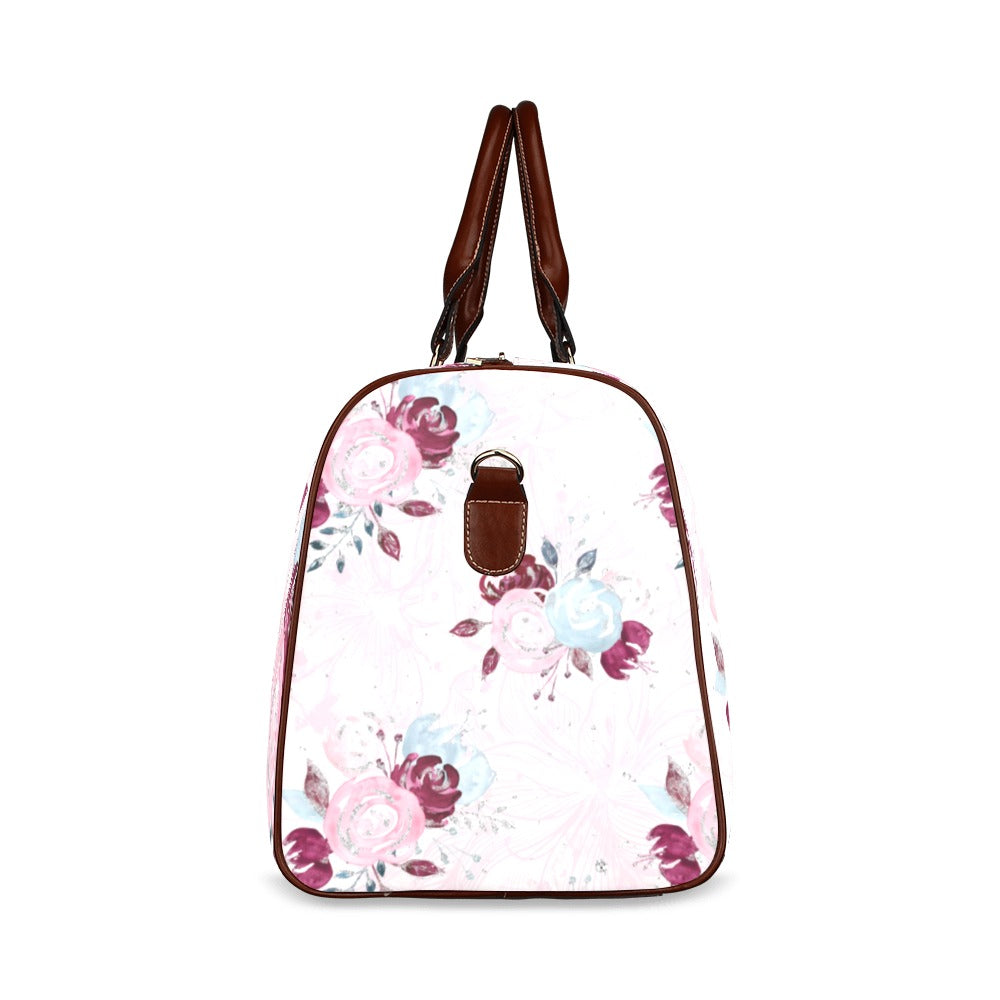 Roses Waterproof Travel Bag/Small (Model 1639)