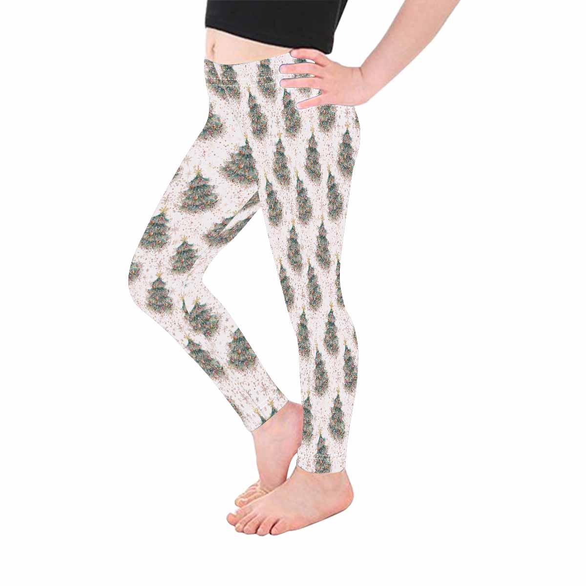 White Christmas Kid's Leggings