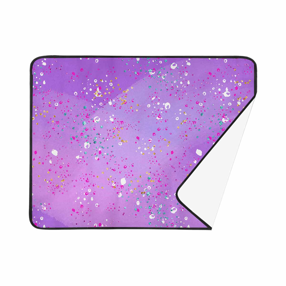 Purple Splash2  Beach Mats 78"x 60"