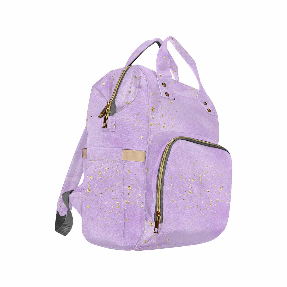 Purple  Diaper Bag Backpack