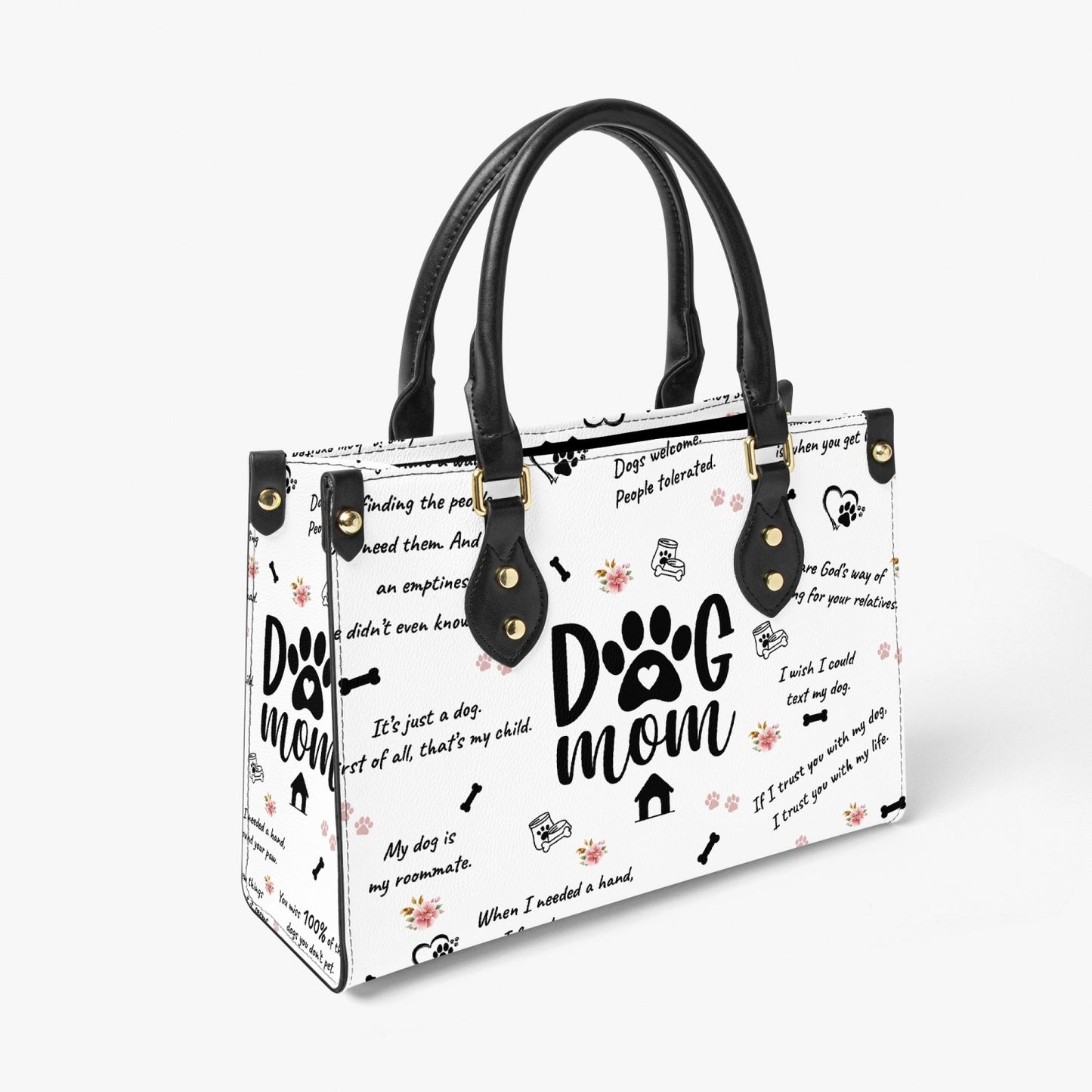 Women's Tote Bag - Long Strap - Dog Mom