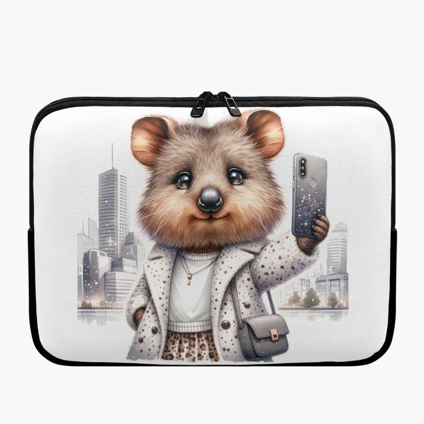 Laptop Sleeve - without handles - Australian Animals - Quokka