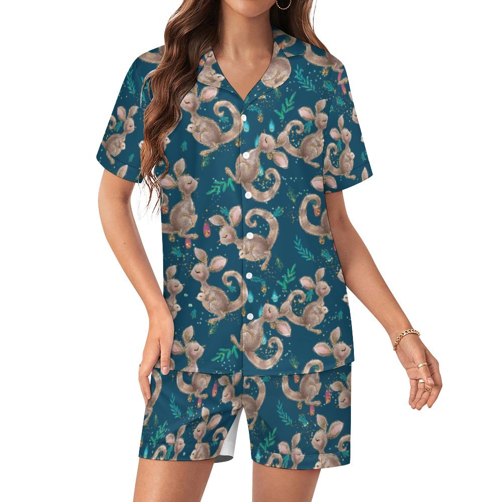 Women's Silk Satin Pajama Set Silk pajama set