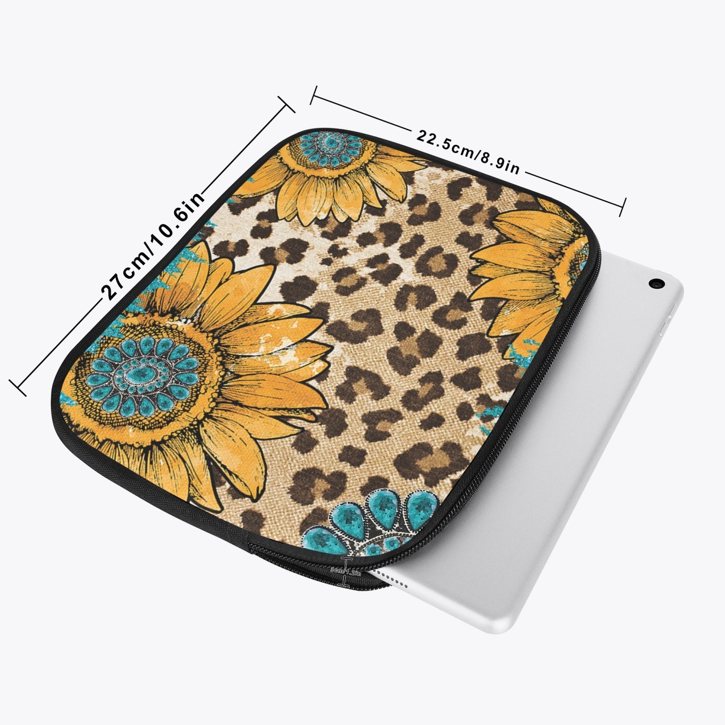 Tablet Sleeve - Western, Sunflowers, awd-604